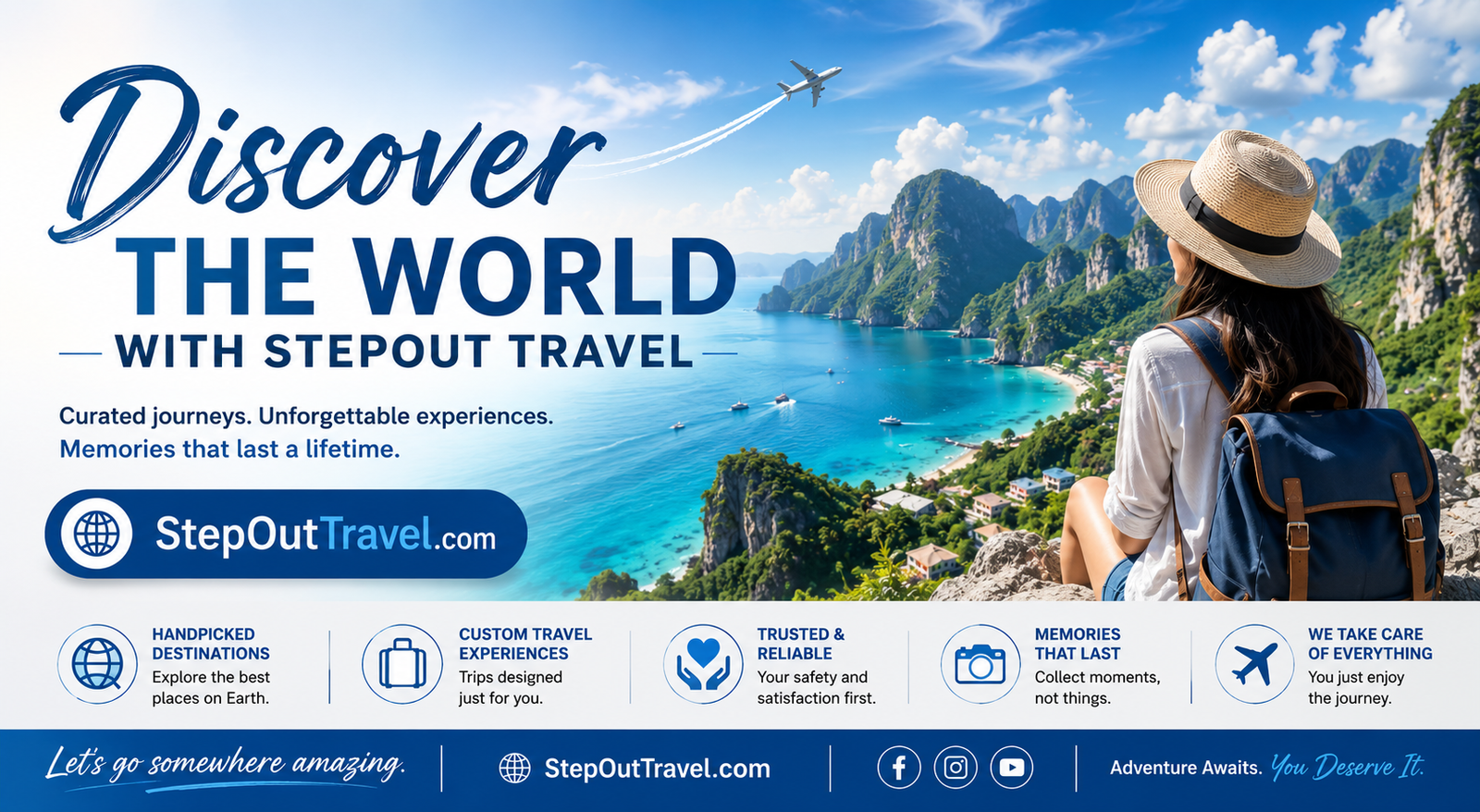 StepOut Travel Banner