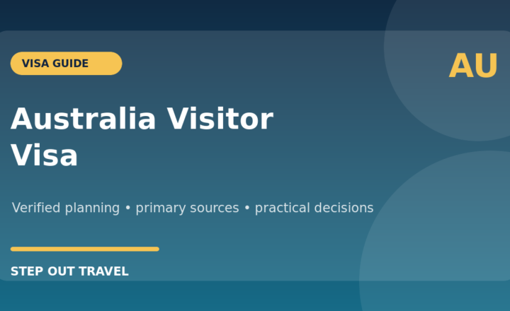Australia visitor visa practical application guide featured graphic