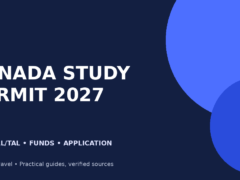 Canada Study Permit 2027 guide covering DLI, PAL or TAL and proof of funds
