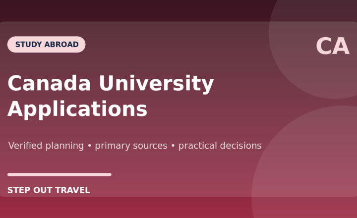 Canada university application guide for international students featured graphic
