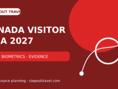 Canada Visitor Visa 2027 fees, biometrics and documents featured graphic