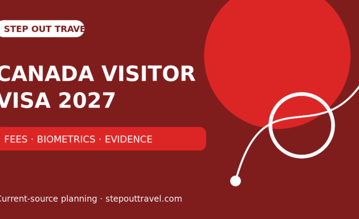 Canada Visitor Visa 2027 fees, biometrics and documents featured graphic