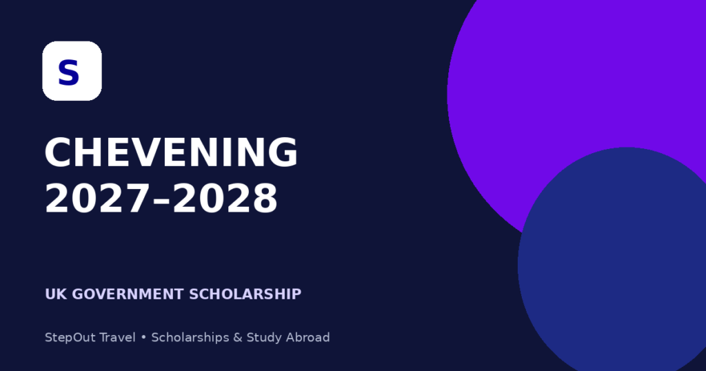 Chevening Scholarships 2027–2028 application guide featured graphic