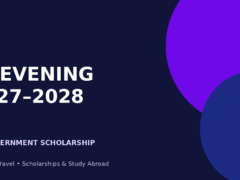 Chevening Scholarships 2027–2028 application guide featured graphic