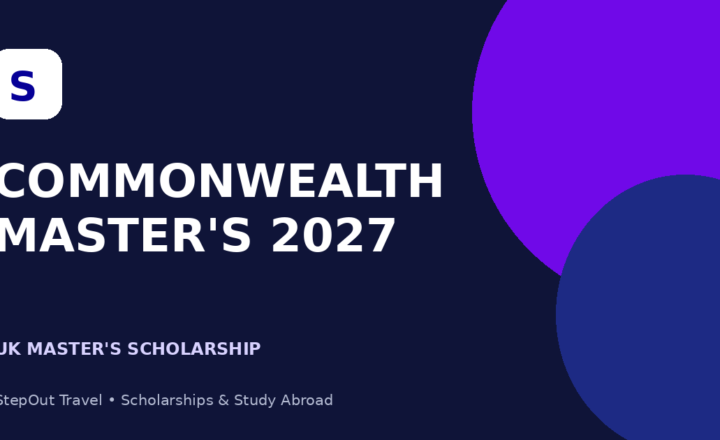 Commonwealth Master’s Scholarships 2027–2028 featured graphic