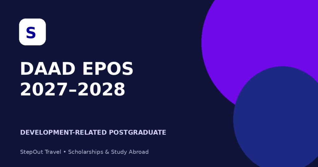 DAAD EPOS Scholarships 2027–2028 featured graphic