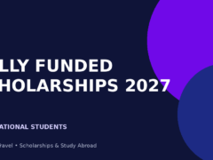 Fully funded scholarships for international students 2027 featured graphic
