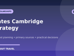 Gates Cambridge scholarship eligibility and application strategy featured graphic