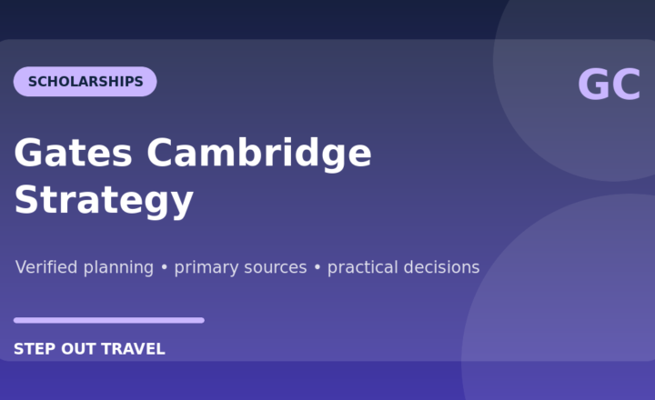 Gates Cambridge scholarship eligibility and application strategy featured graphic