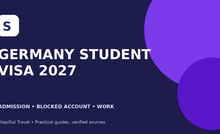 Germany Student Visa 2027 guide covering admission, blocked account and work rules
