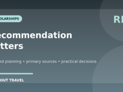 Scholarship recommendation letter referee guide featured graphic