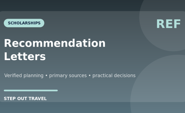 Scholarship recommendation letter referee guide featured graphic