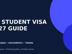 UK Student Visa 2027 guide covering CAS, financial requirements and documents